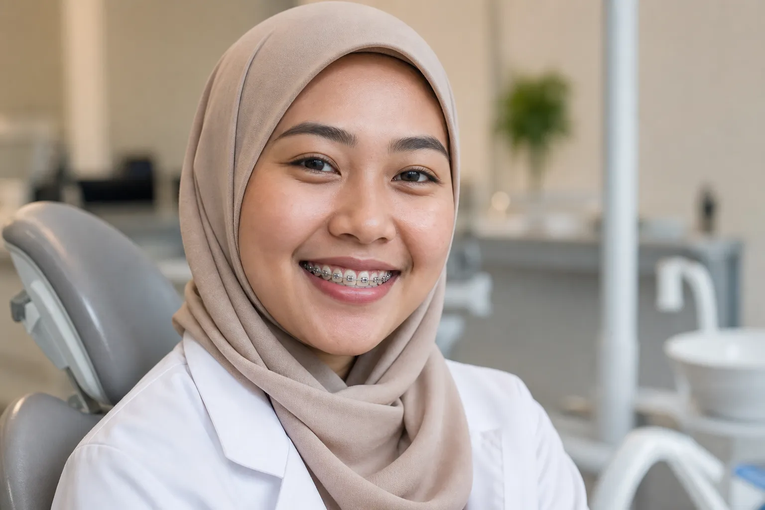 Sebelum rawatan braces